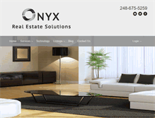 Tablet Screenshot of onyxres.com